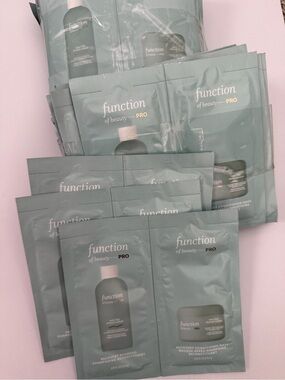 30pcs x function of beauty pro - Recovery Shampoo & Conditioner Mask Duo Sachets
